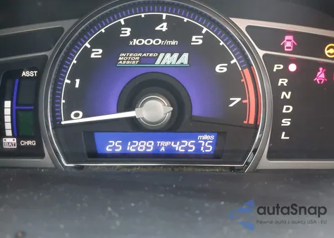 2006 Honda Civic Hybrid z USA, uszkodzony, nr VIN JHMFA36246S008051